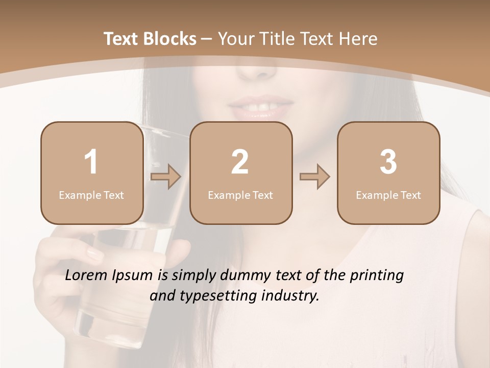 Lifestyle Girls Caucasian PowerPoint Template