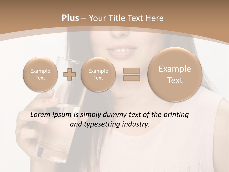 Lifestyle Girls Caucasian PowerPoint Template