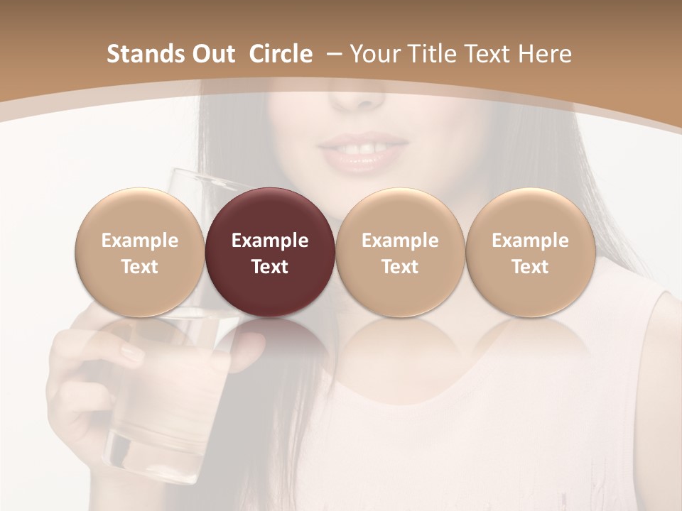 Lifestyle Girls Caucasian PowerPoint Template