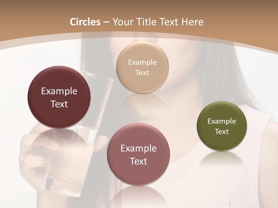 Lifestyle Girls Caucasian PowerPoint Template
