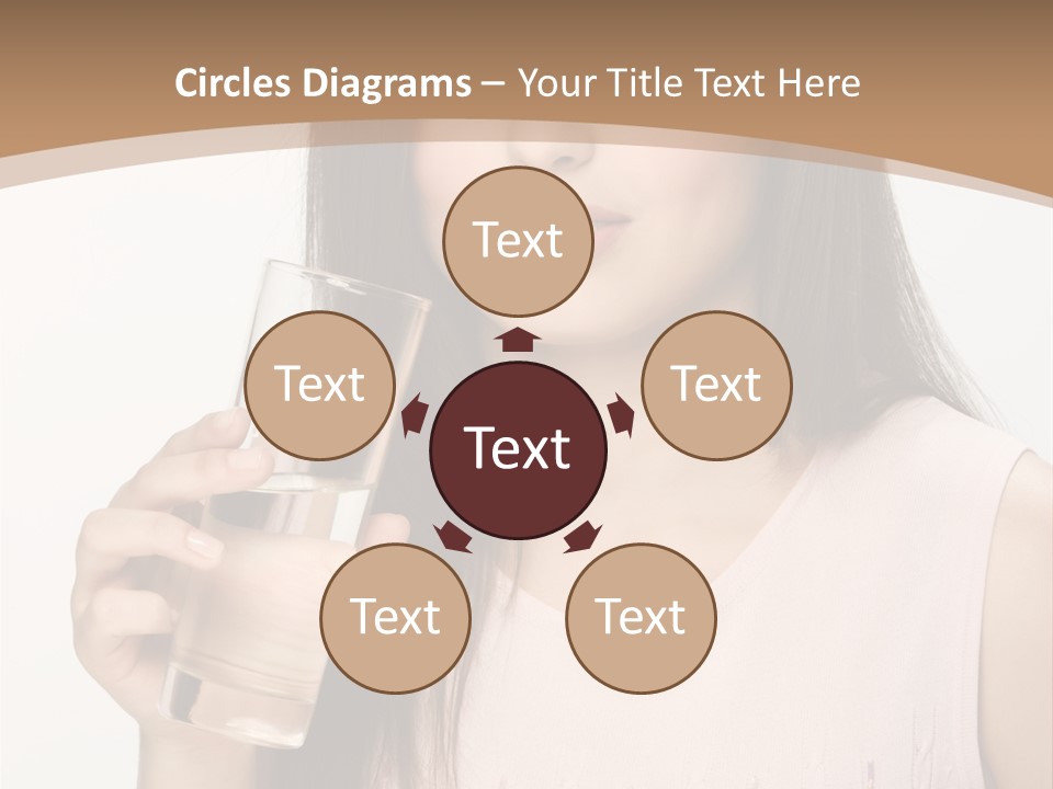 Lifestyle Girls Caucasian PowerPoint Template