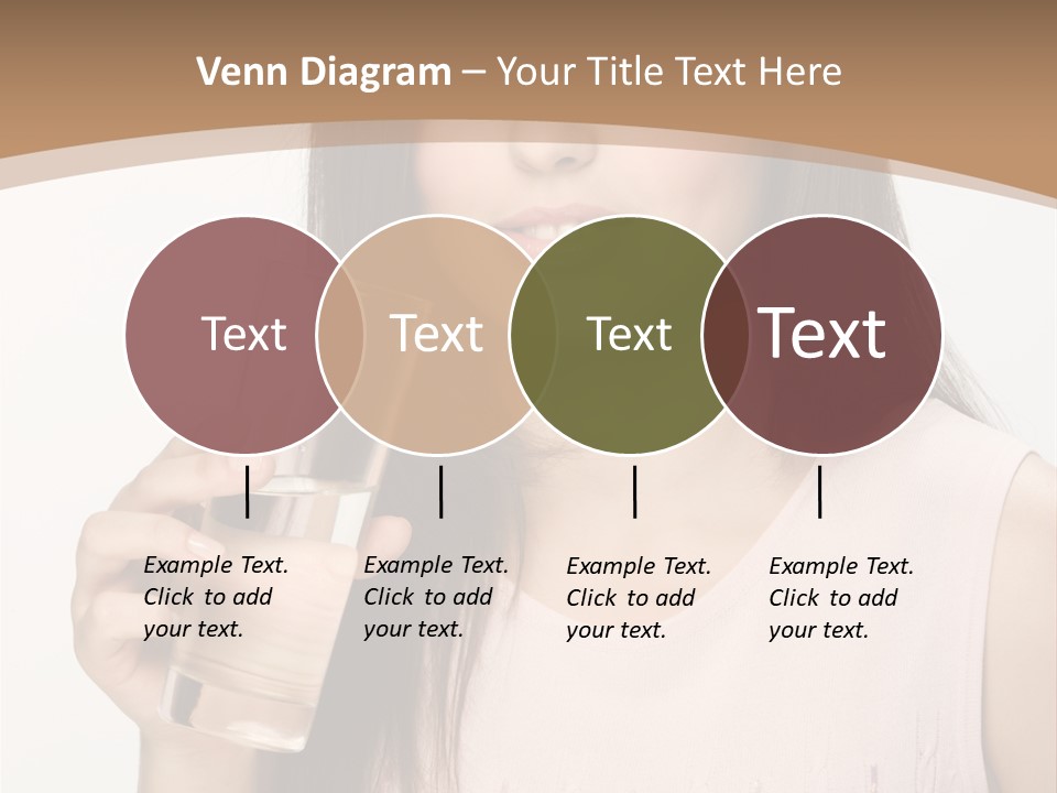 Lifestyle Girls Caucasian PowerPoint Template