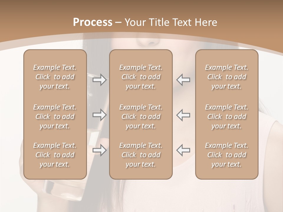 Lifestyle Girls Caucasian PowerPoint Template