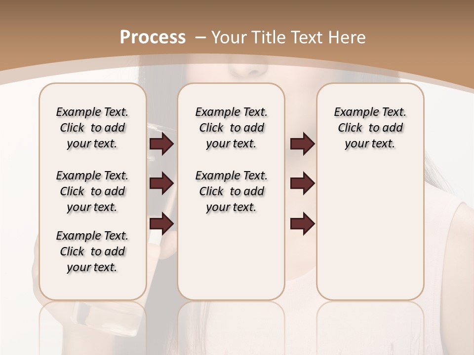 Lifestyle Girls Caucasian PowerPoint Template
