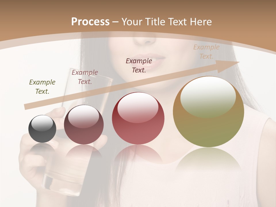 Lifestyle Girls Caucasian PowerPoint Template