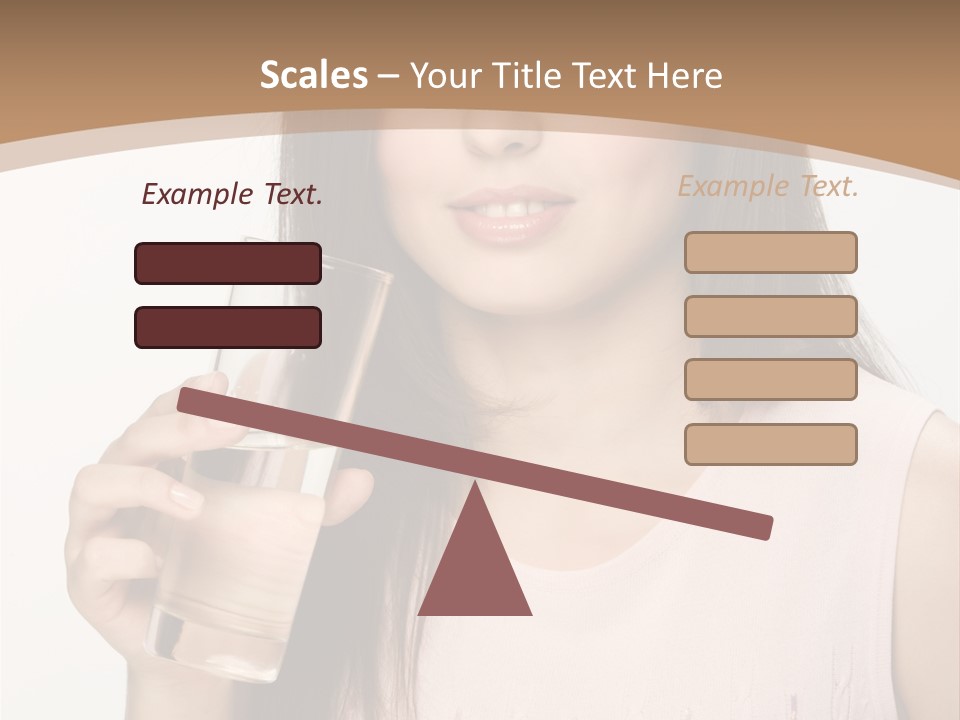 Lifestyle Girls Caucasian PowerPoint Template