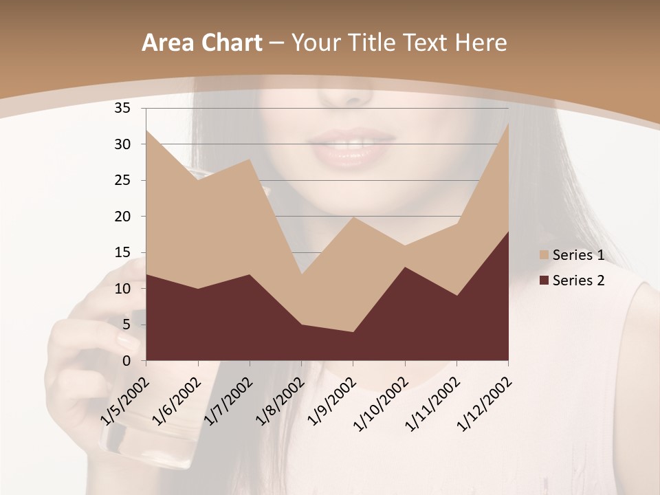 Lifestyle Girls Caucasian PowerPoint Template