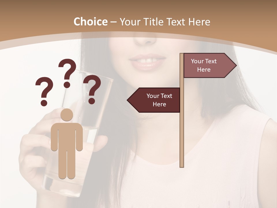 Lifestyle Girls Caucasian PowerPoint Template