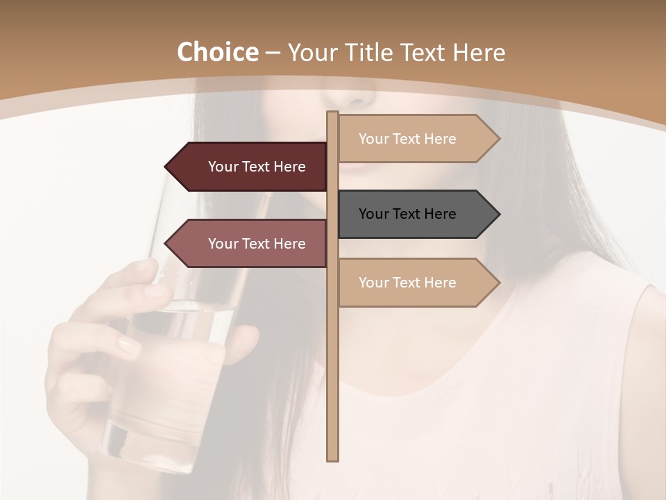 Lifestyle Girls Caucasian PowerPoint Template