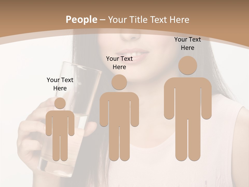 Lifestyle Girls Caucasian PowerPoint Template