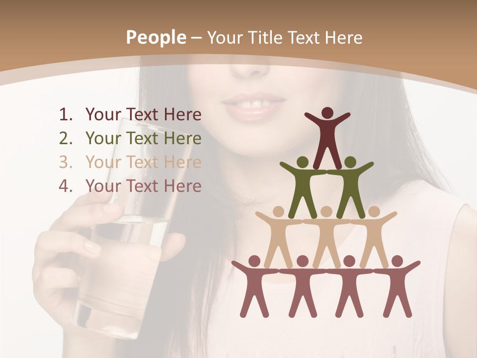 Lifestyle Girls Caucasian PowerPoint Template
