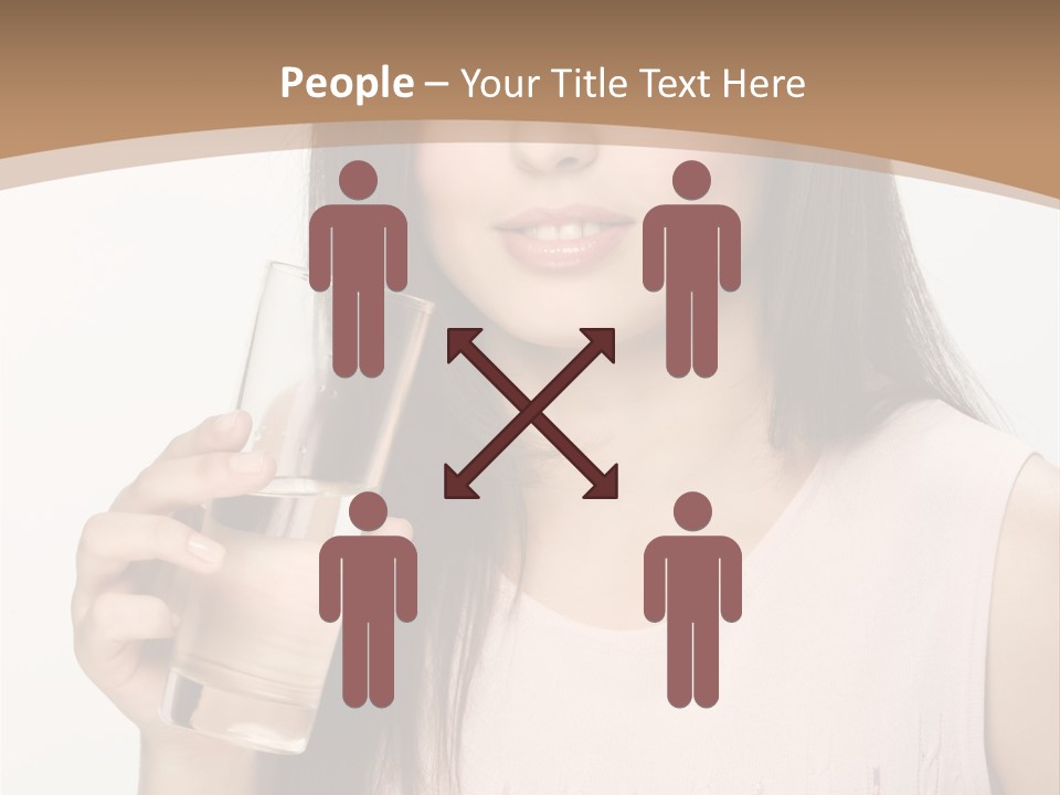 Lifestyle Girls Caucasian PowerPoint Template