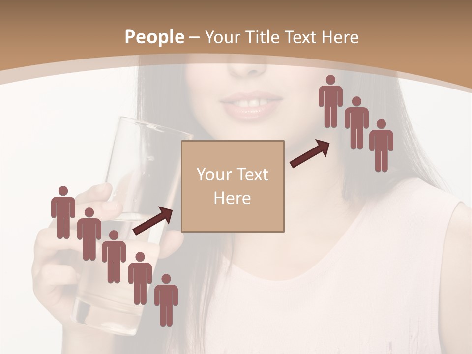 Lifestyle Girls Caucasian PowerPoint Template