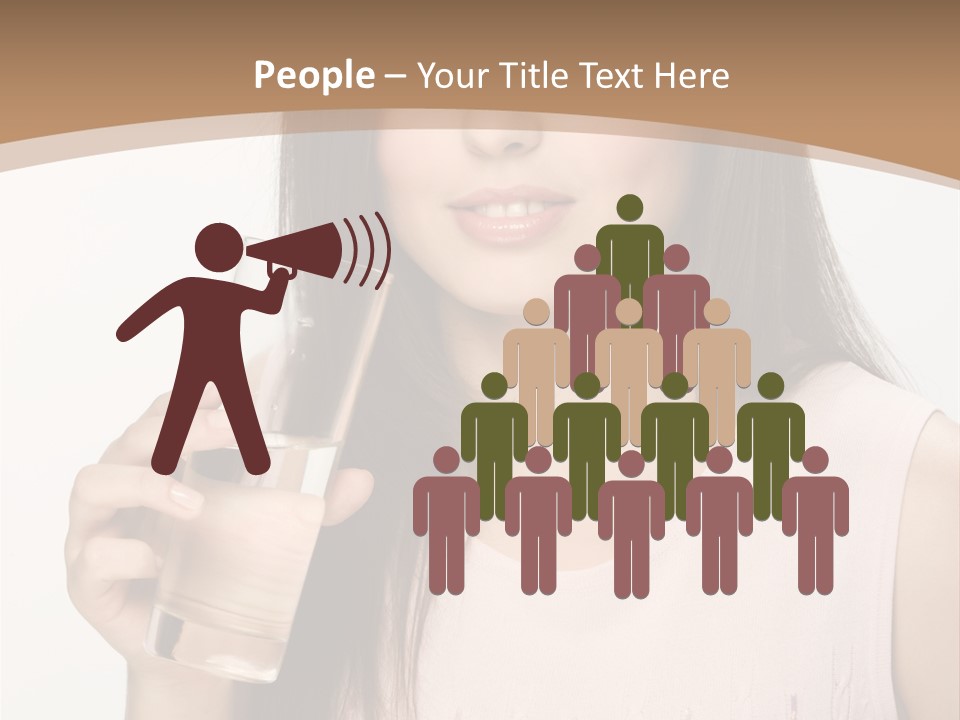 Lifestyle Girls Caucasian PowerPoint Template