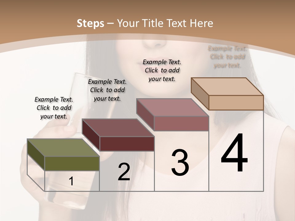 Lifestyle Girls Caucasian PowerPoint Template