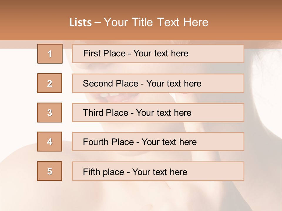 Hygiene Hydrate Face PowerPoint Template