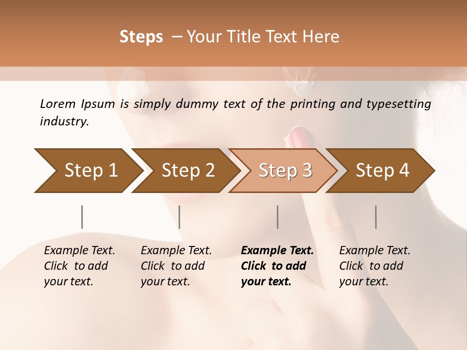 Hygiene Hydrate Face PowerPoint Template