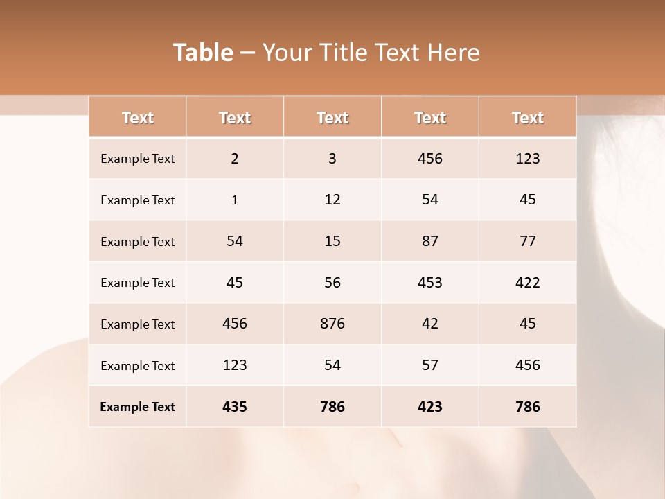 Hygiene Hydrate Face PowerPoint Template