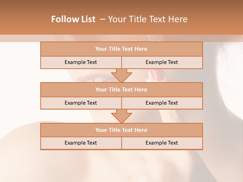 Hygiene Hydrate Face PowerPoint Template
