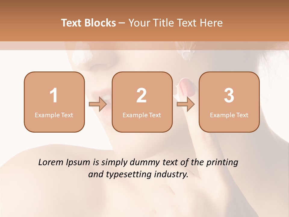 Hygiene Hydrate Face PowerPoint Template