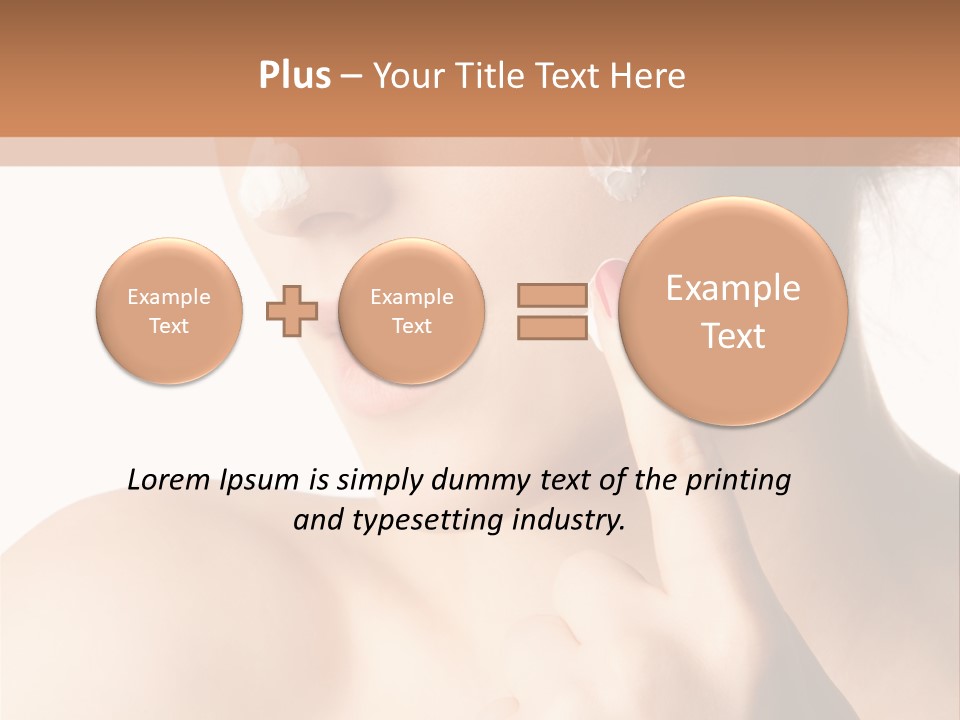 Hygiene Hydrate Face PowerPoint Template