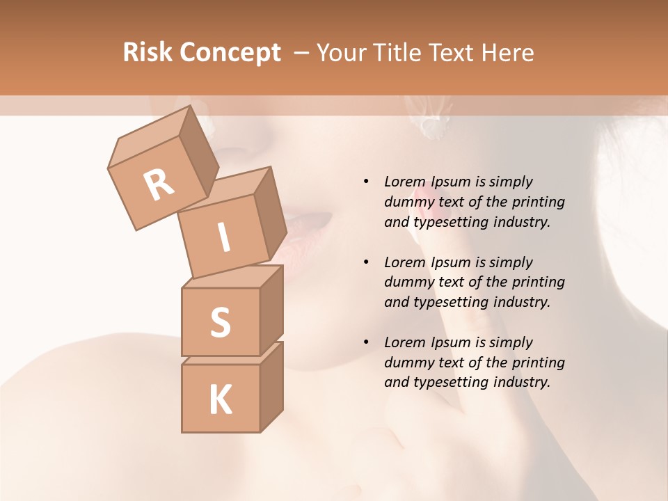 Hygiene Hydrate Face PowerPoint Template