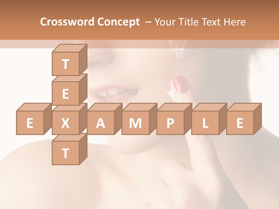 Hygiene Hydrate Face PowerPoint Template