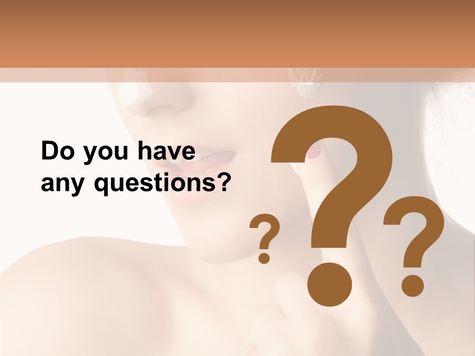 Hygiene Hydrate Face PowerPoint Template