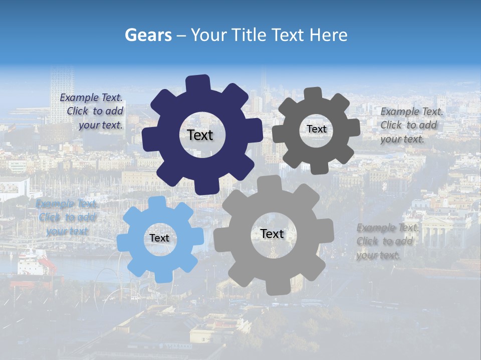 Yachts Mountains Seafarer PowerPoint Template