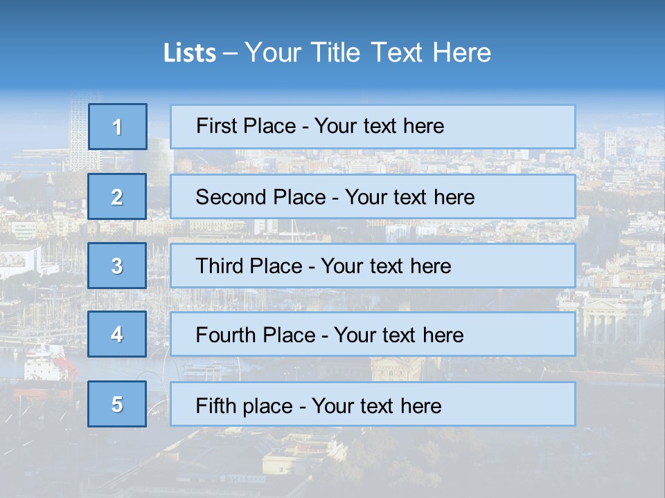 Yachts Mountains Seafarer PowerPoint Template