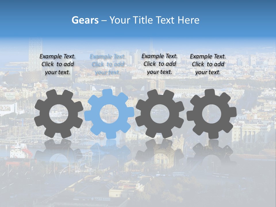 Yachts Mountains Seafarer PowerPoint Template