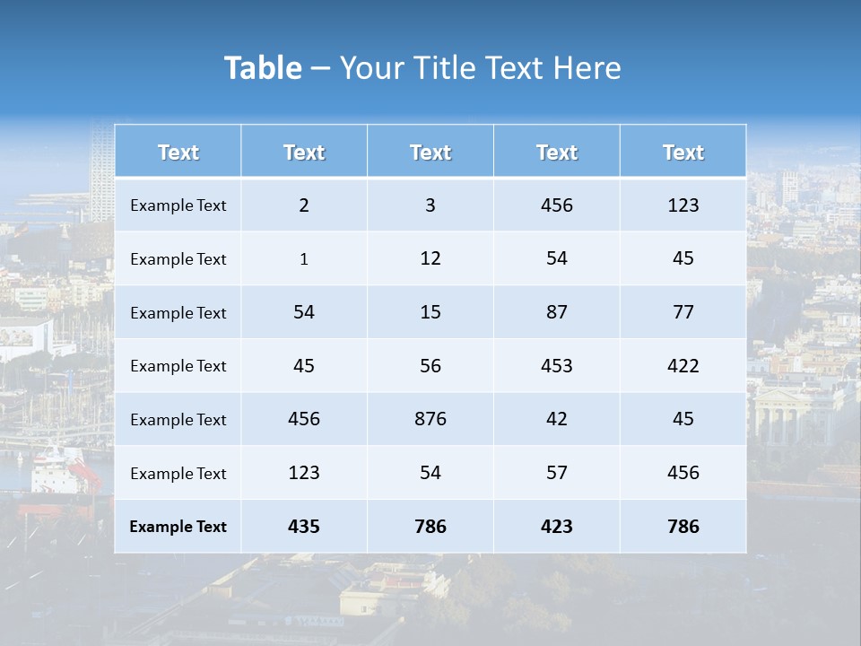 Yachts Mountains Seafarer PowerPoint Template