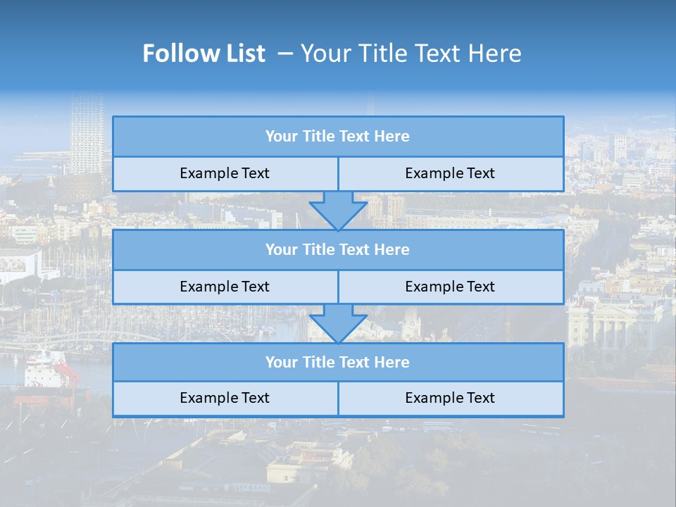 Yachts Mountains Seafarer PowerPoint Template