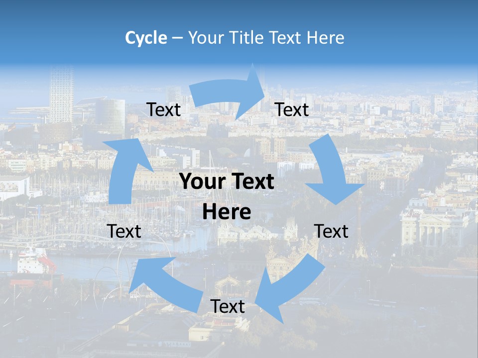 Yachts Mountains Seafarer PowerPoint Template