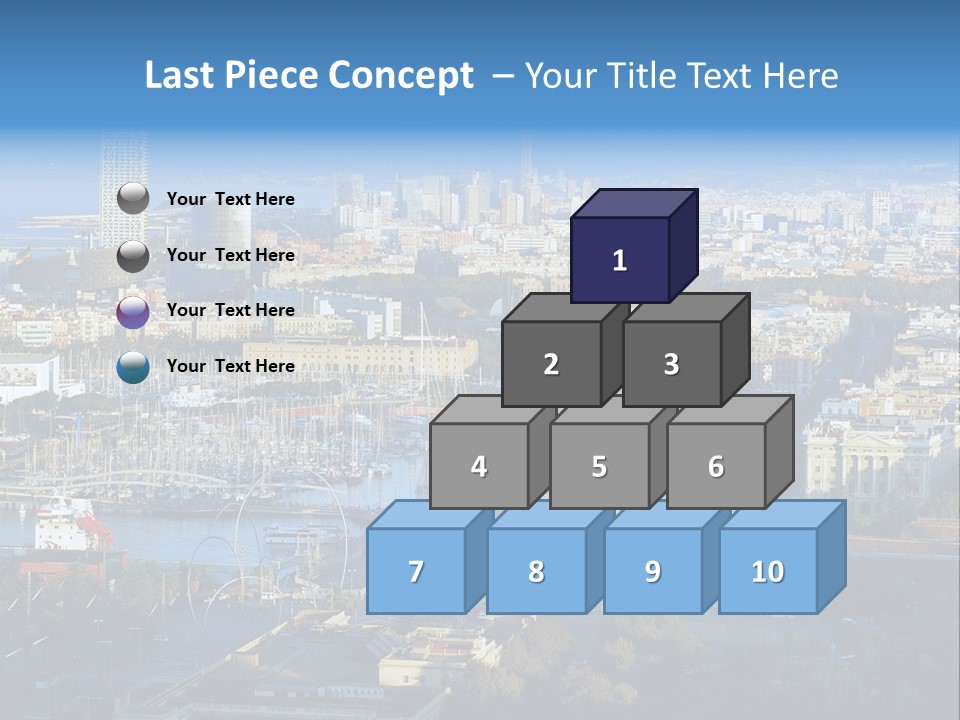 Yachts Mountains Seafarer PowerPoint Template