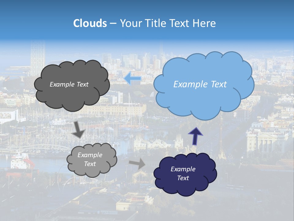 Yachts Mountains Seafarer PowerPoint Template