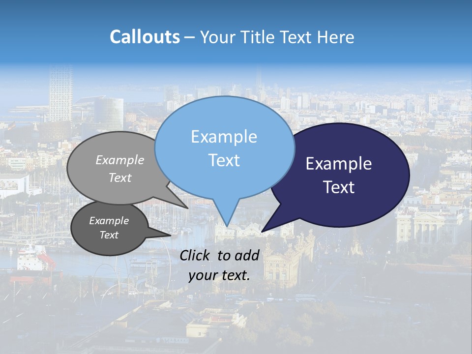 Yachts Mountains Seafarer PowerPoint Template