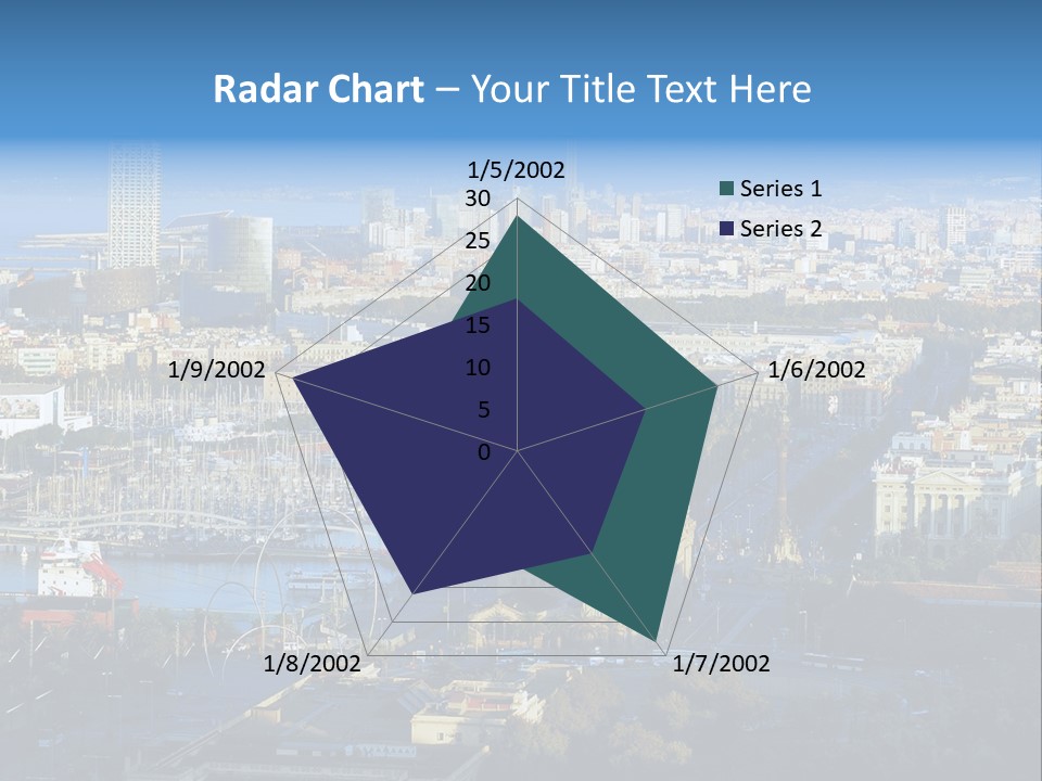 Yachts Mountains Seafarer PowerPoint Template
