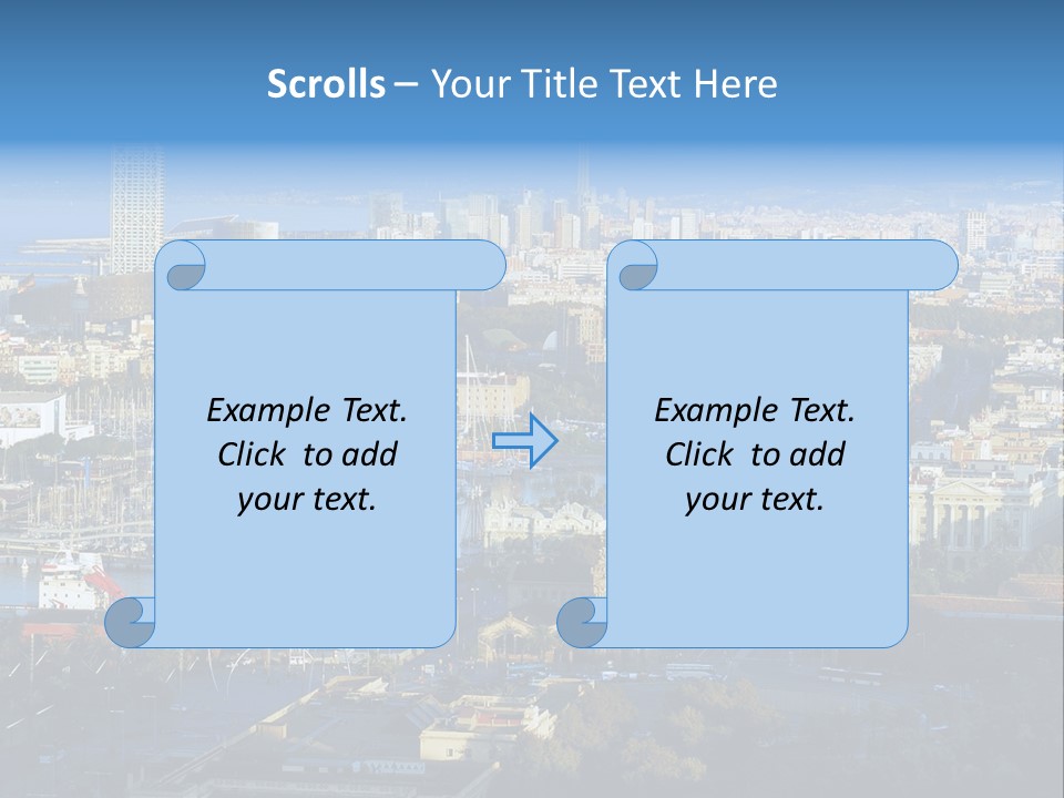 Yachts Mountains Seafarer PowerPoint Template