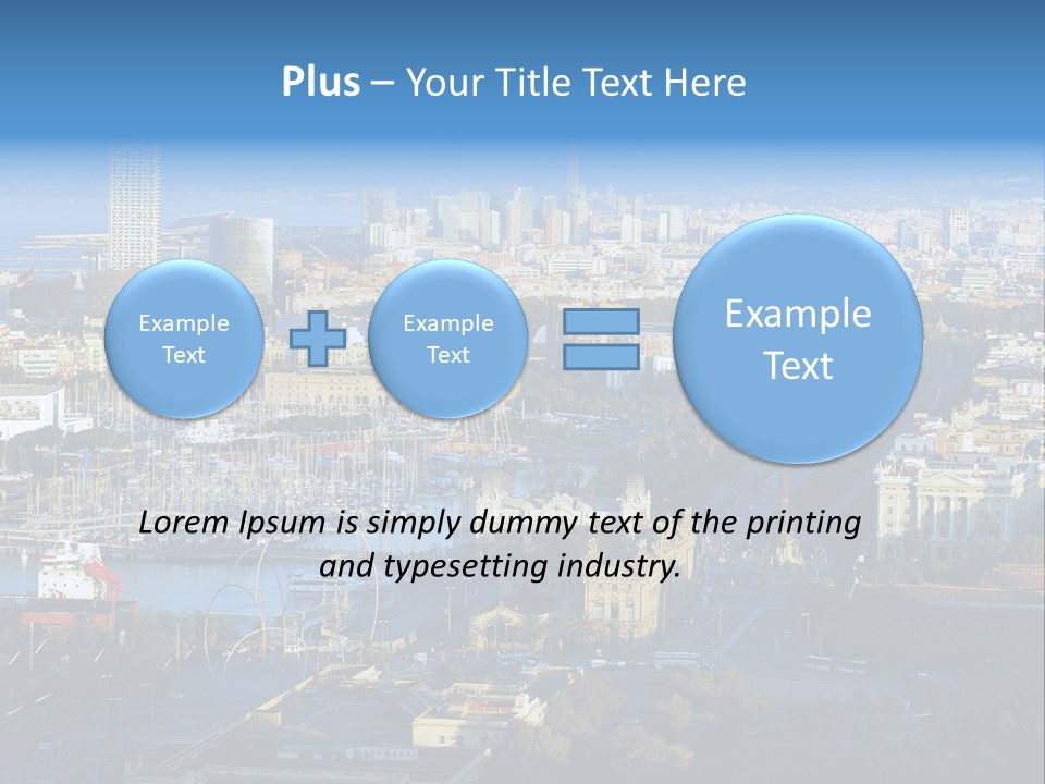 Yachts Mountains Seafarer PowerPoint Template