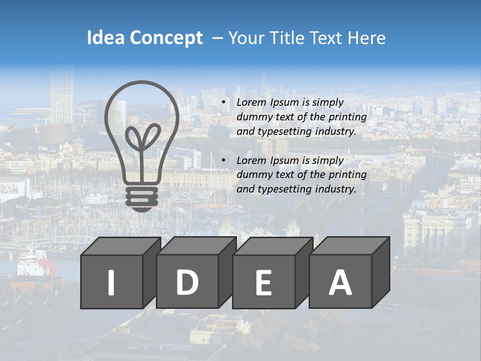 Yachts Mountains Seafarer PowerPoint Template