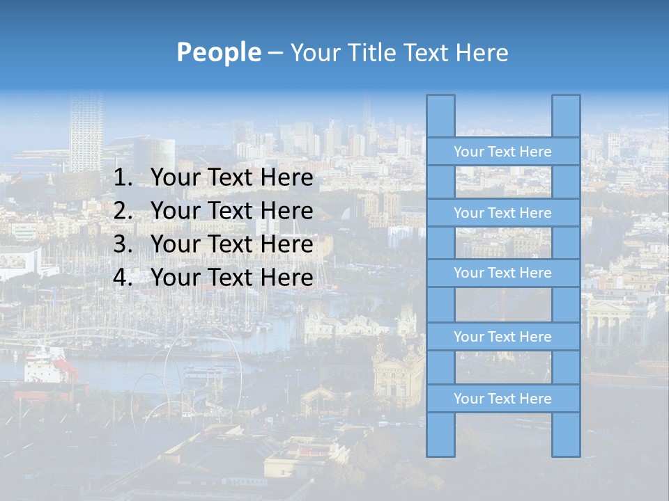 Yachts Mountains Seafarer PowerPoint Template