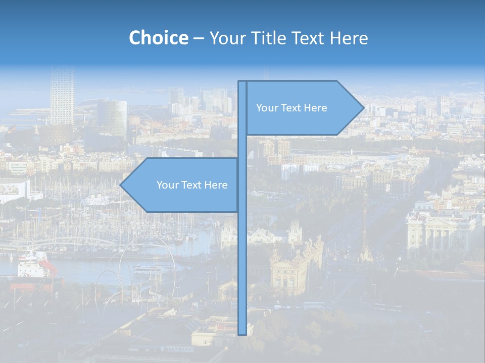 Yachts Mountains Seafarer PowerPoint Template