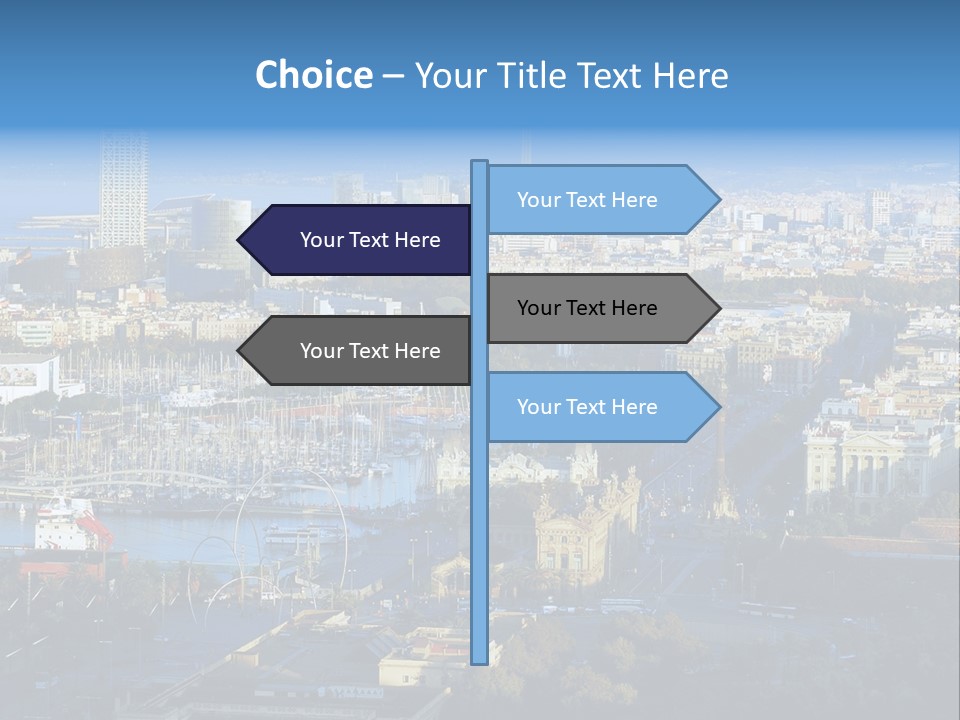 Yachts Mountains Seafarer PowerPoint Template