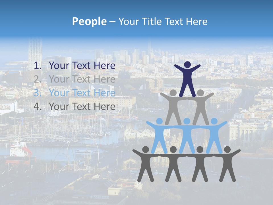 Yachts Mountains Seafarer PowerPoint Template