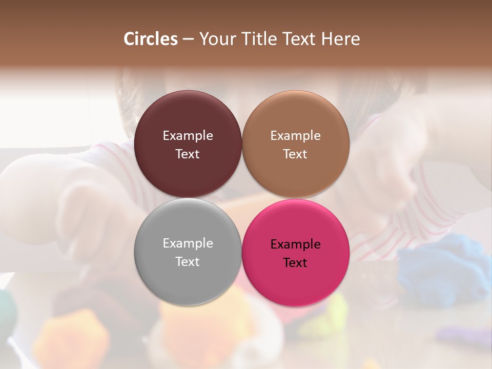 Preschooler Putty Clay PowerPoint Template