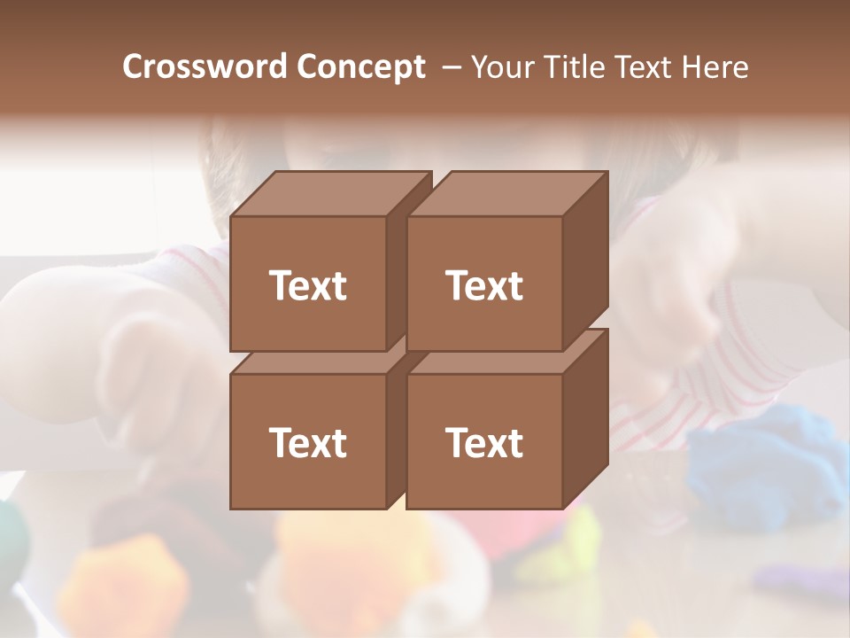 Preschooler Putty Clay PowerPoint Template