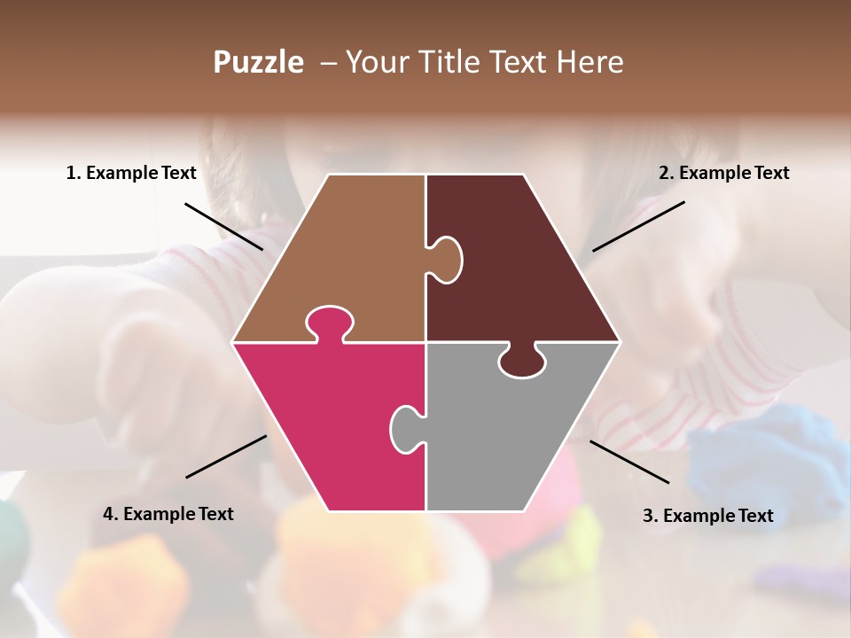 Preschooler Putty Clay PowerPoint Template