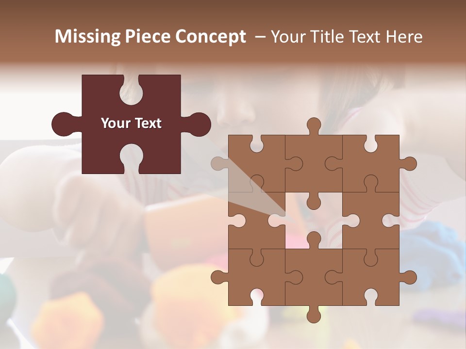 Preschooler Putty Clay PowerPoint Template