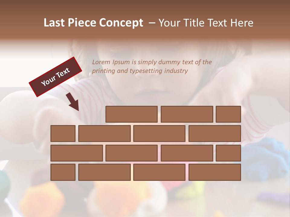 Preschooler Putty Clay PowerPoint Template